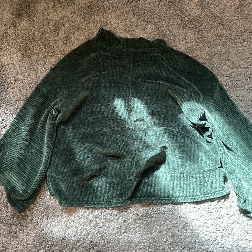 target long sleeve green flare arms